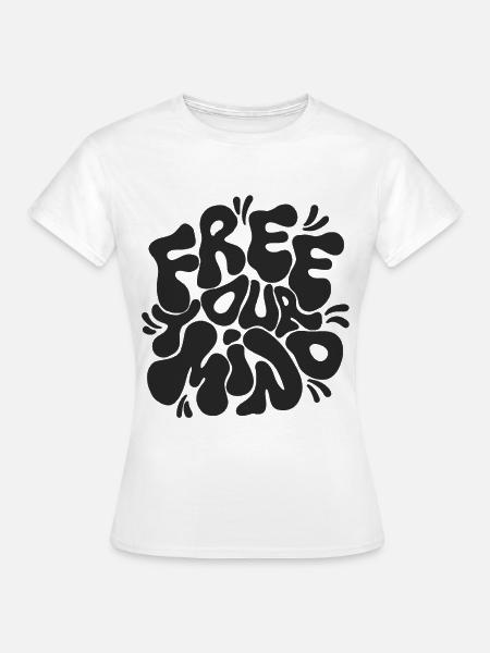 Libérez votre - T-shirt Femme - blanc