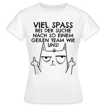 Jobwechsel Neuer Job Abschied Abschiedsgeschenk - Frauen T-Shirt - Weiß - Vorne - AI Model Female 172 dark (172cm)