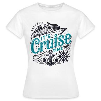 Croisière Croisière Croisière Vacances - T-shirt Femme - blanc - Devant - AI Model Female 172 dark (172cm)