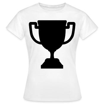 Cup Symbol Champion - Women's T-Shirt - white - Front - AI Model Female 172 dark (172cm)