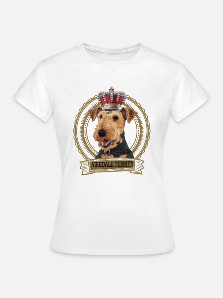 Airedale Terrier - Frauen T-Shirt - Weiß