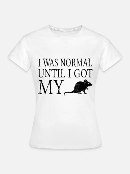 Ratte Haustier - Frauen T-Shirt - Weiß