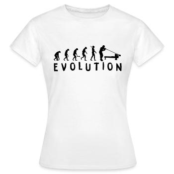 Souffleur de verre Souffleurs de verre Verre soufflant du verre - T-shirt Femme - blanc - Devant - AI Model Female 172 dark (172cm)
