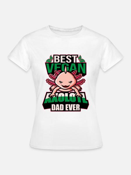 Axolotl - Dame-T-shirt - hvid