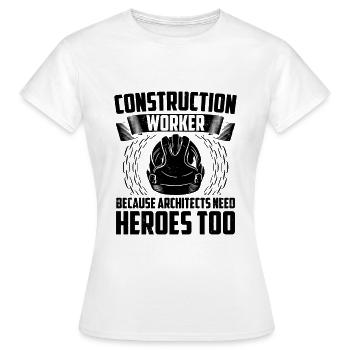 Bricklayer - Women's T-Shirt - white - Front - AI Model Female 172 dark (172cm)