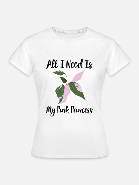 Pink Princess - Frauen T-Shirt - Weiß
