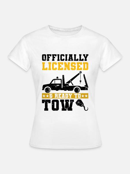 Abschleppwagen - Frauen T-Shirt - Weiß