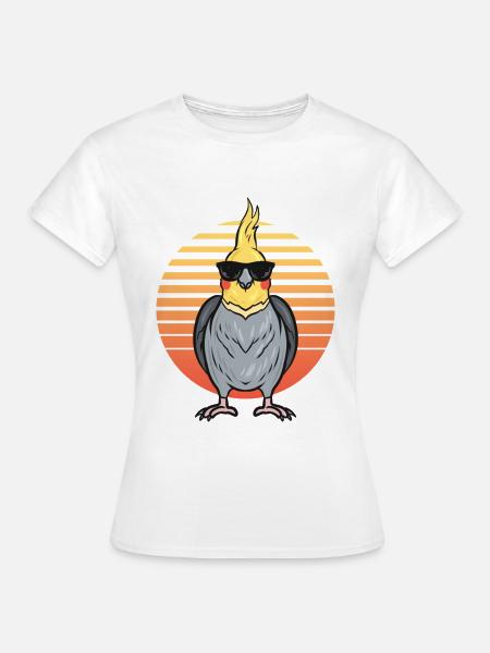 Nymphensittich - Frauen T-Shirt - Weiß