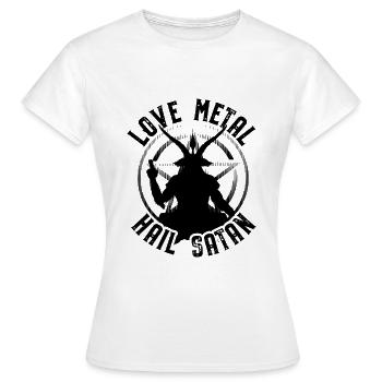 Satanism - Women's T-Shirt - white - Front - AI Model Female 172 dark (172cm)