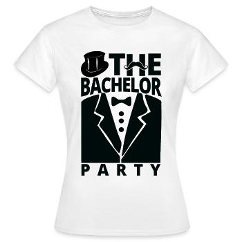 Bachelor Party Bachelor Party JGA Groom - Women's T-Shirt - white - Front - AI Model Female 172 dark (172cm)