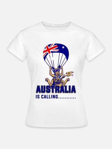 Australia is calling - Frauen T-Shirt - Weiß