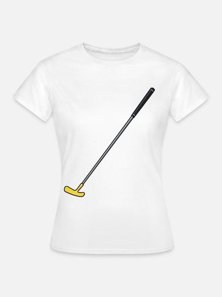 Golf Golfschläger Golfsport - Frauen T-Shirt - Weiß