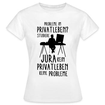Jura - Frauen T-Shirt - Weiß - Vorne - AI Model Female 172 dark (172cm)