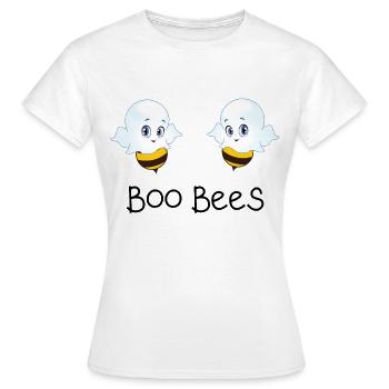 Boo Bees Halloween Geist Biene Geschenkidee Party - Frauen T-Shirt - Weiß - Vorne - AI Model Female 172 dark (172cm)