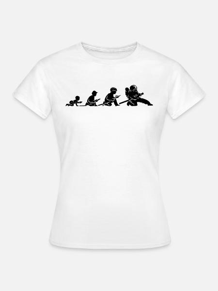 Feuerwehr Geschenkideen - Frauen T-Shirt - Weiß
