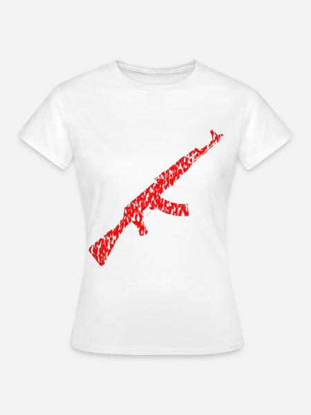 Ak47, Ak 47 oder Ak-47 - Frauen T-Shirt - Weiß