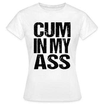 Sexe Proverbe Anal Porno Échangistes - T-shirt Femme - blanc - Devant - AI Model Female 172 dark (172cm)