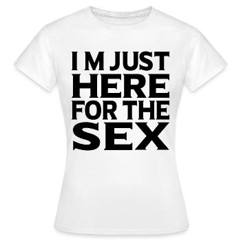 Sexe Proverbe Baiser Porno - T-shirt Femme - blanc - Devant - AI Model Female 172 dark (172cm)