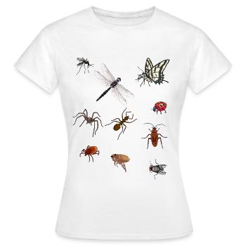 Nature nature nature nature nature faune forêt enfants - T-shirt Femme - blanc - Devant - AI Model Female 172 dark (172cm)