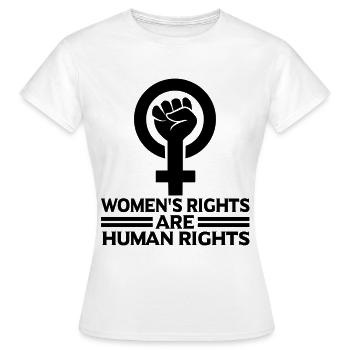 Feministin Feminismus Emanzipation Geschenk - Frauen T-Shirt - Weiß - Vorne - AI Model Female 172 dark (172cm)