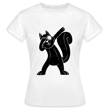 Squirrel, cool squirrel with - Women's T-Shirt - white - Front - AI Model Female 172 dark (172cm)