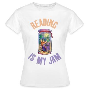 La lecture est mon art cool de confiture pour - T-shirt Femme - blanc - Devant - AI Model Female 172 dark (172cm)