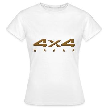 Véhicule tout-terrain 4x4 - T-shirt Femme - blanc - Devant - AI Model Female 172 dark (172cm)