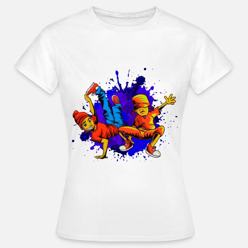 BBoy,Breakdance,Breaker,Dance,Dancer - Women's T-Shirt - white