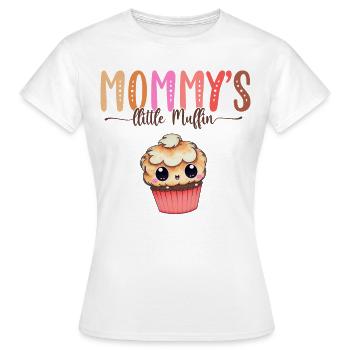 Fête des mères Signature des petits muffins pour les enfants - T-shirt Femme - blanc - Devant - AI Model Female 172 dark (172cm)