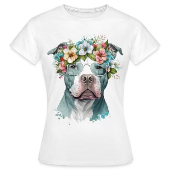 Nice pit bull - Women's T-Shirt - white - Front - AI Model Female 172 dark (172cm)