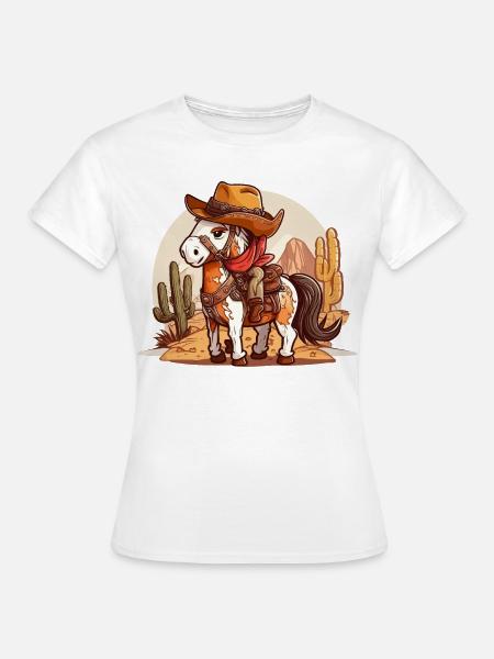 Pferde-Abenteurer - Frauen T-Shirt - Weiß