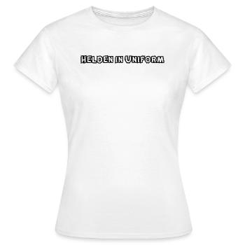 Feuerwehr - Helden in Uniform - Frauen T-Shirt - Weiß - Vorne - AI Model Female 172 dark (172cm)