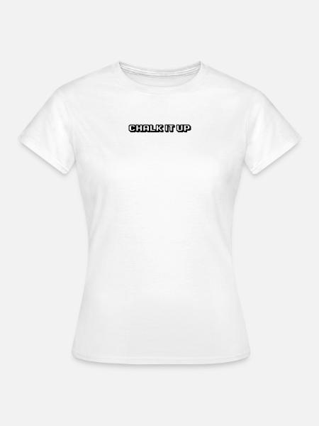 Billard - Chalk It Up - Frauen T-Shirt - Weiß