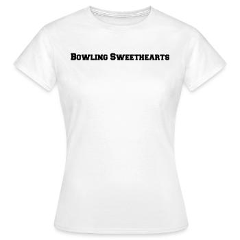 Bowling - Bowling Sweethearts - Women's T-Shirt - white - Front - AI Model Female 172 dark (172cm)