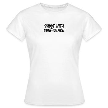 Billiards - Shoot with Confidence - Women's T-Shirt - white - Front - AI Model Female 172 dark (172cm)