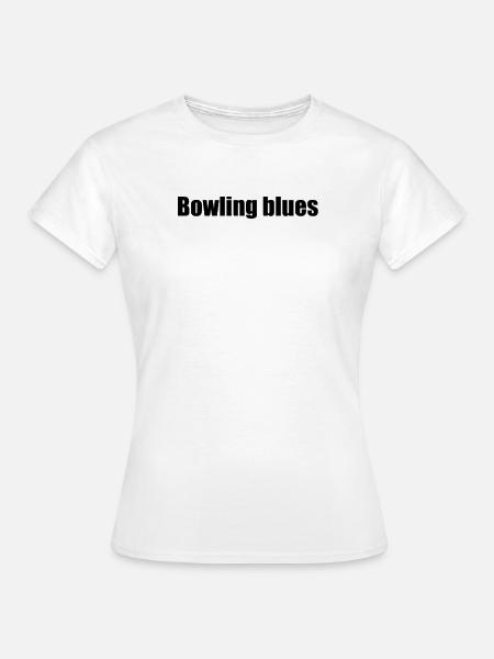 Bowling - Bowling blues - Frauen T-Shirt - Weiß