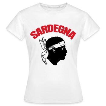 Sardinia Holidays Sardegna Sardinia - Women's T-Shirt - white - Front - AI Model Female 172 dark (172cm)