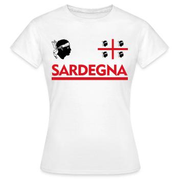Sardinia Sardegna Head Sardinia - Women's T-Shirt - white - Front - AI Model Female 172 dark (172cm)