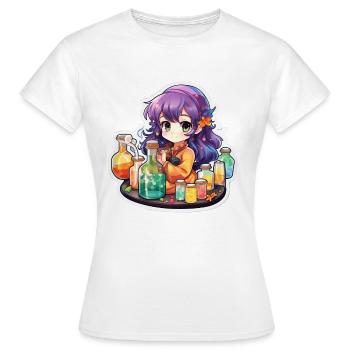 Alchemy Fusion - Frauen T-Shirt - Weiß - Vorne - AI Model Female 172 dark (172cm)