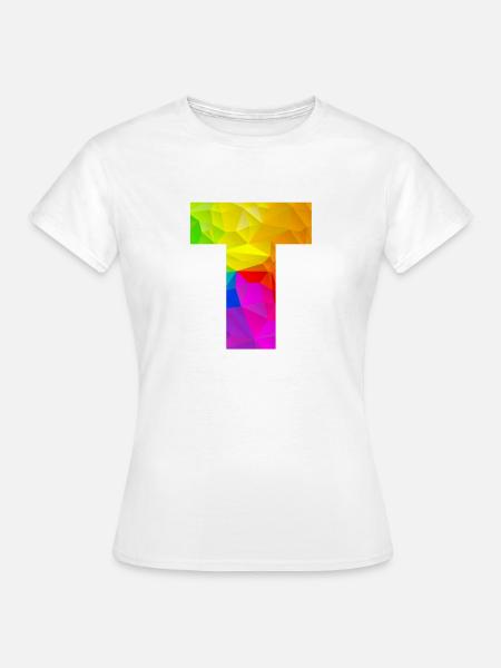 Polygon T - Frauen T-Shirt - Weiß