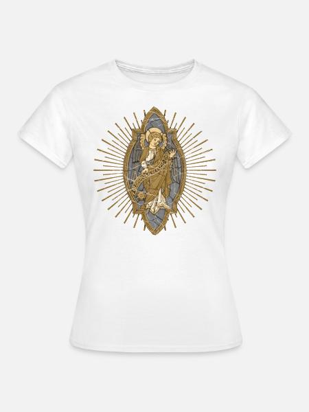 Jesus Christus, Jesus-Engel Gloria-In-Excelsis-Deo - Frauen T-Shirt - Weiß