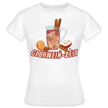 Weihnachtsmarkt Weihnachten Glühwein - Frauen T-Shirt - Weiß - Vorne - AI Model Female 172 dark (172cm)