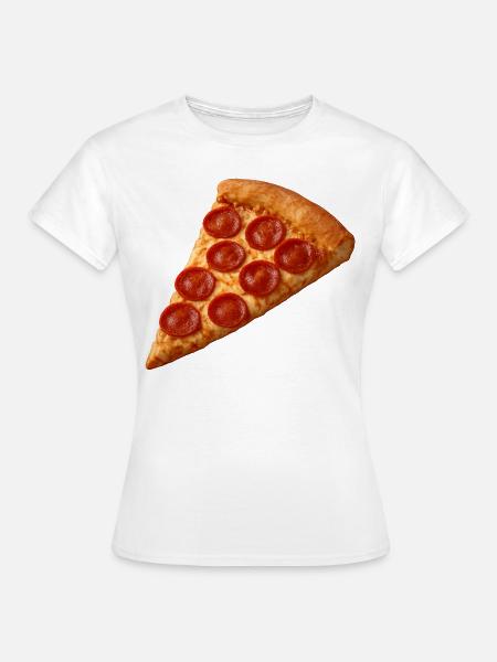 Pizza Salami - T-shirt Femme - blanc