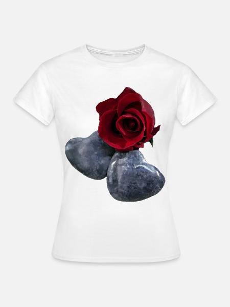 verliebt - Frauen T-Shirt - Weiß