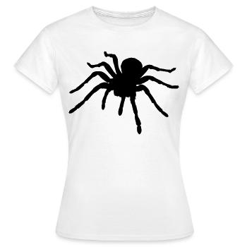 Spinnen (Tiere) - Frauen T-Shirt - Weiß - Vorne - AI Model Female 172 dark (172cm)