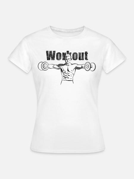 Workout - Frauen T-Shirt - Weiß