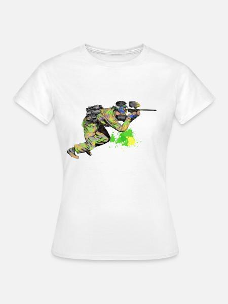 Paintball - Frauen T-Shirt - Weiß