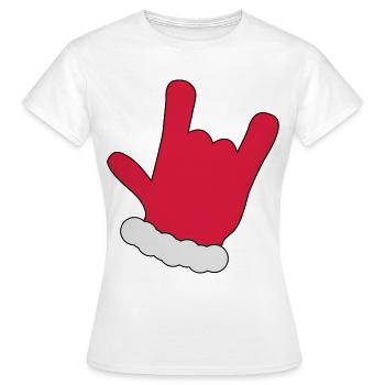 Noël - T-shirt Femme - blanc - Devant - AI Model Female 172 dark (172cm)