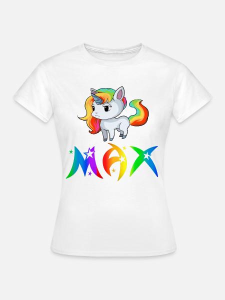 Einhorn Max - Frauen T-Shirt - Weiß