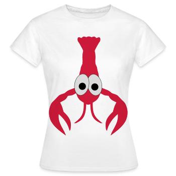 Homard - T-shirt Femme - blanc - Devant - AI Model Female 172 dark (172cm)